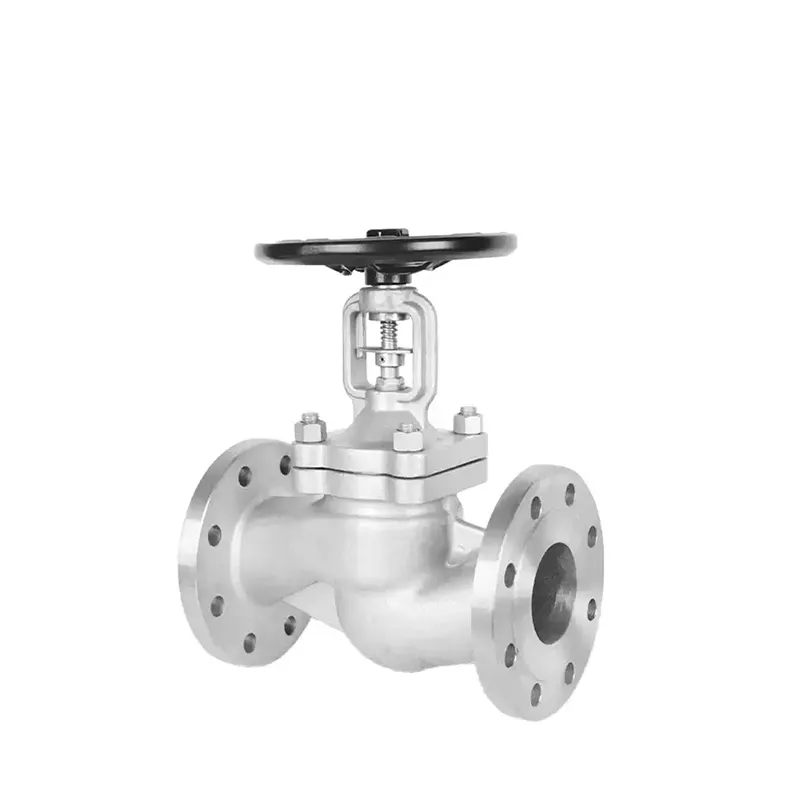 Немецкий стандартный нержавеющий стальной глушевой клапан — вид справа