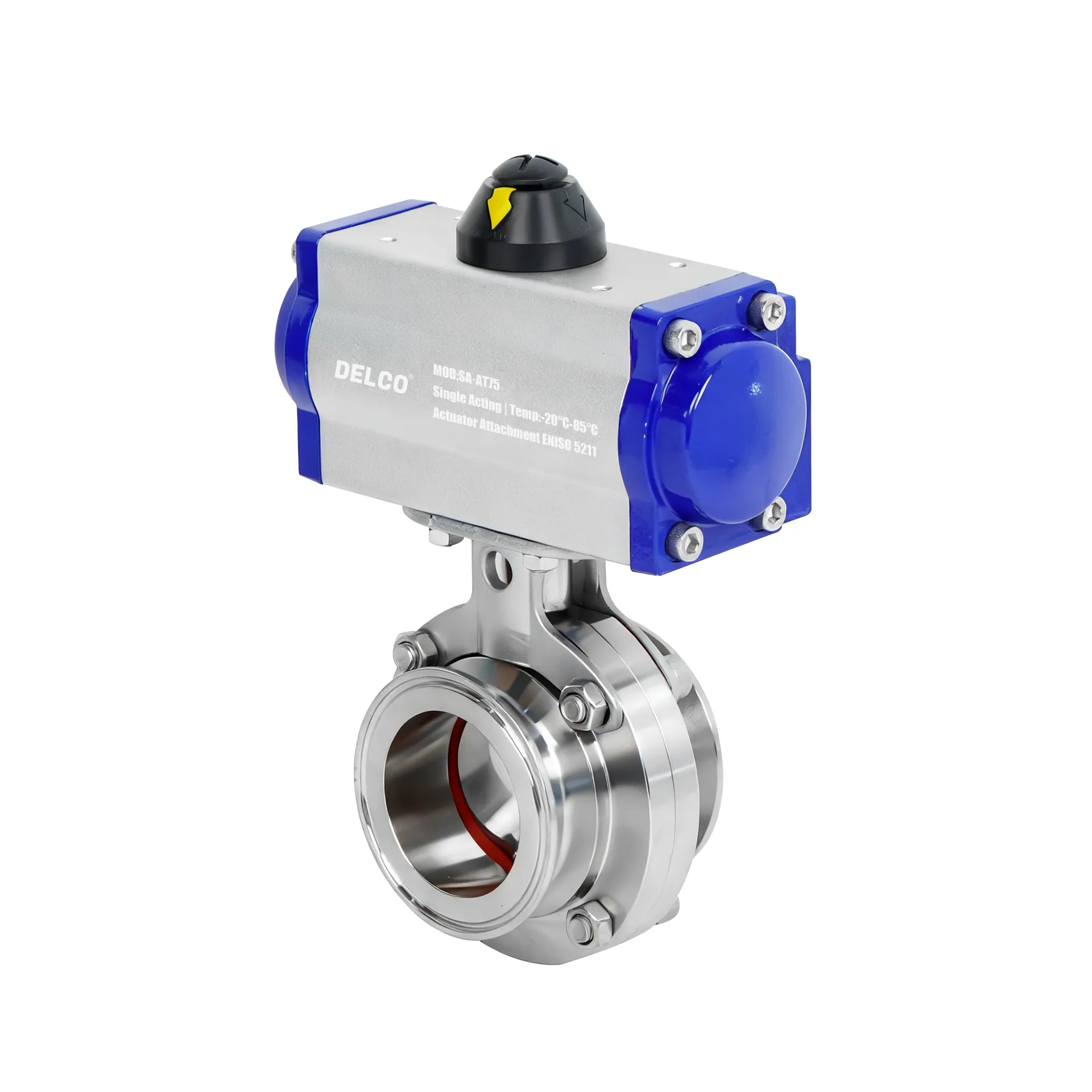 Санитарный заслонок с бабочкой