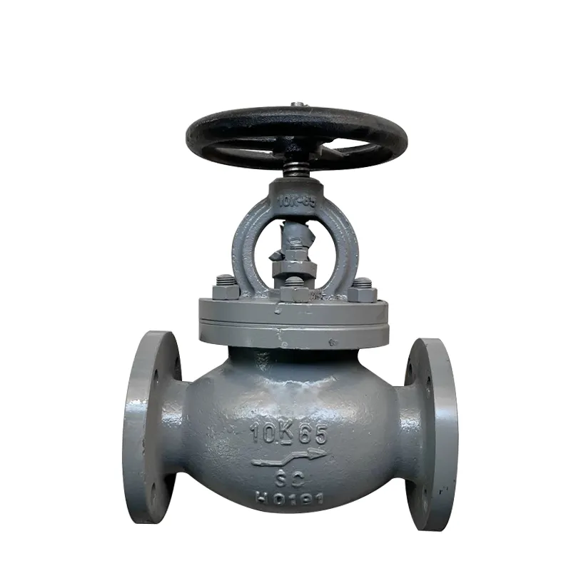 Морской чугунный клапан с фланцем JIS2