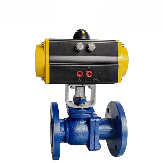 Детали PTFE-фториновой облицовки внутри пневматического фланцированного шарового клапана для обеспечения прочной коррозионной устойчивости