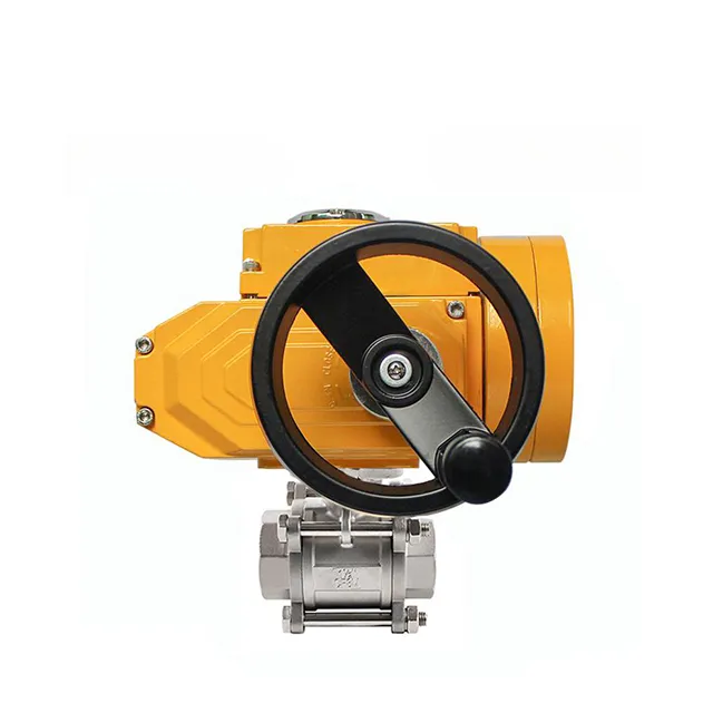 EX-DKV55-3PS Электрический взрывоустойчивый трёхкомпонентный шариковый клапан с автоматическим сбросом 2