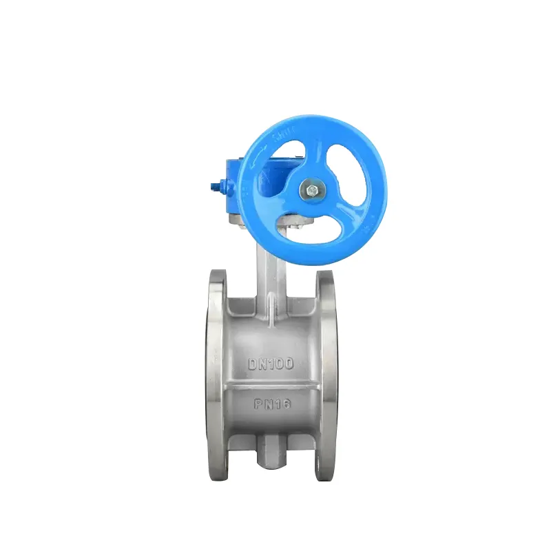 Ручной клапан с фланцем из нержавеющей стали 2