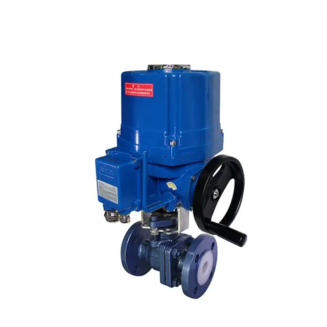 QT-DK55-CF — электрический взрывозащищённый клапан с фланцированным фланцным клапаном 1