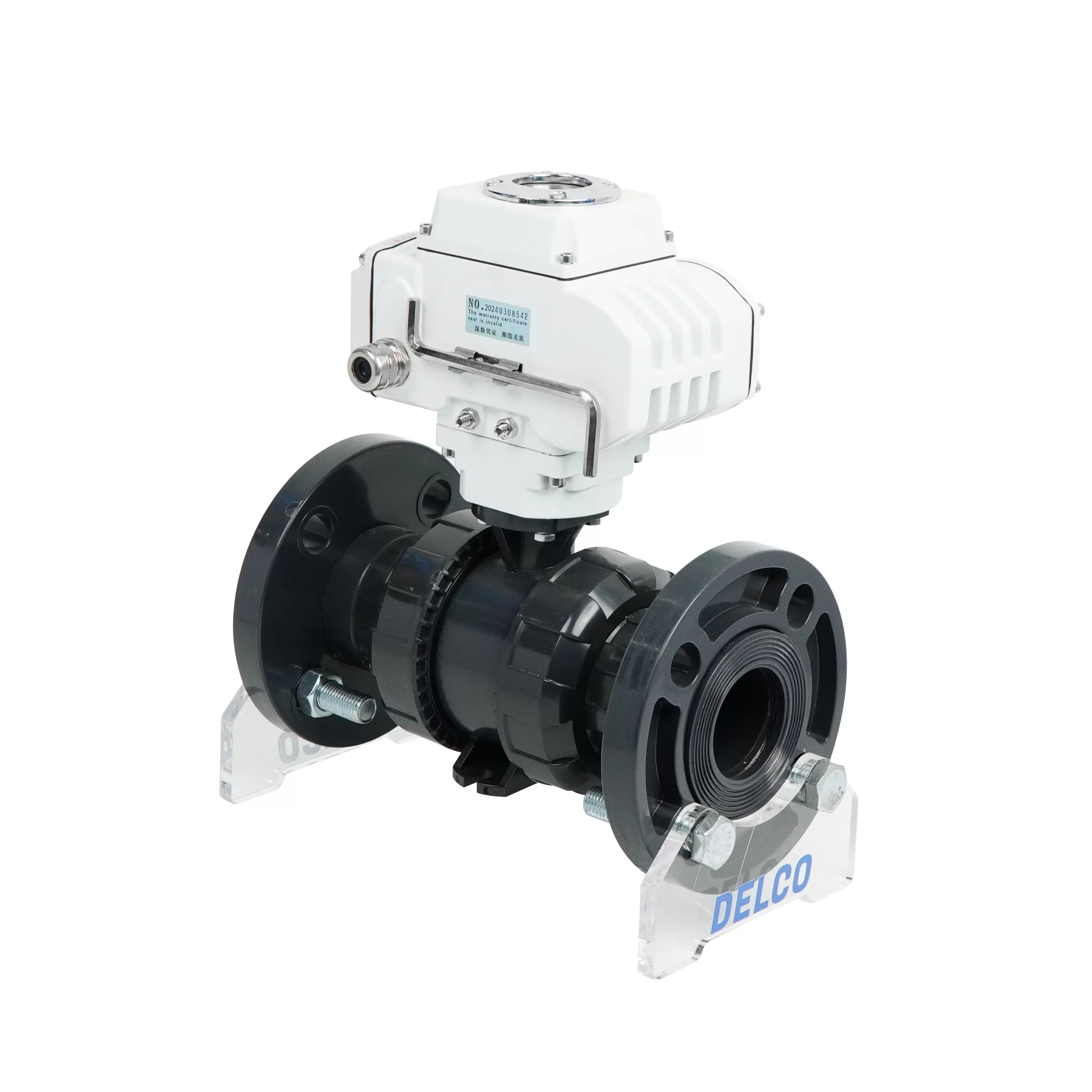 UPVC Double Union Flange Ball Valve 5