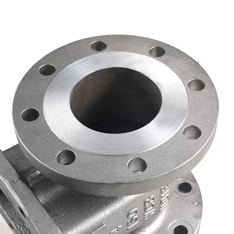 Ручной клапан с фланцем из нержавеющей стали — подробный вид 1