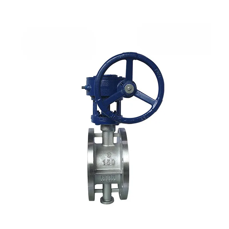 Worm Gear Metal Seated Flanged Butterfly Valve4