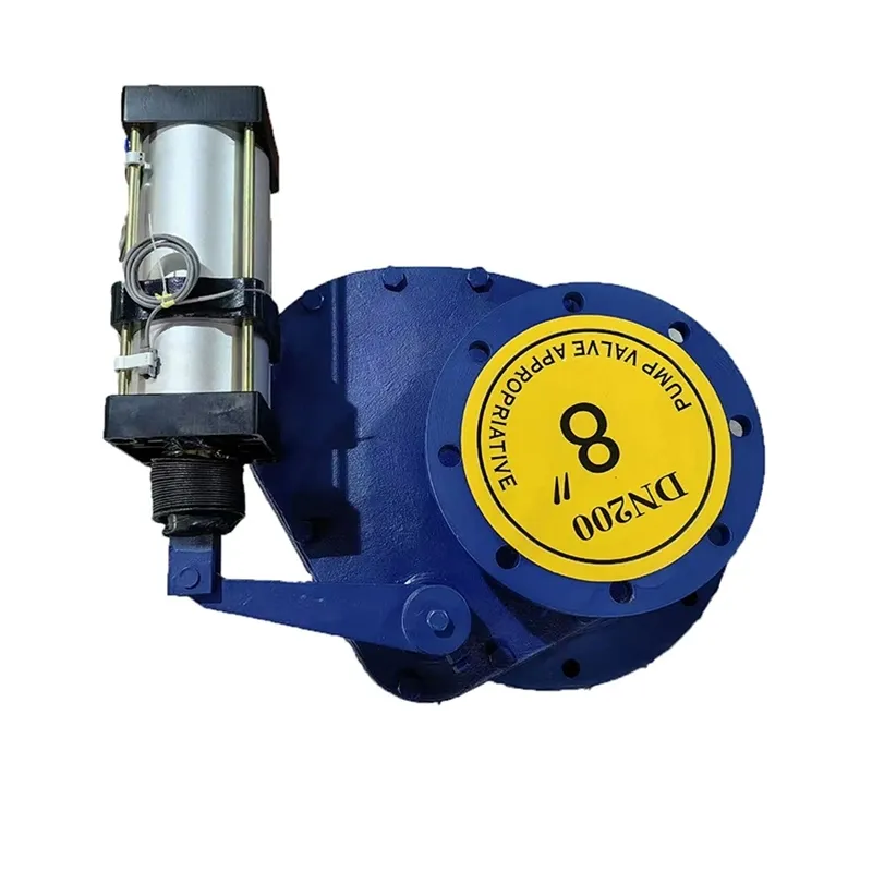 BZ643TC Pneumatic Ceramic Swing Dome Valve 4