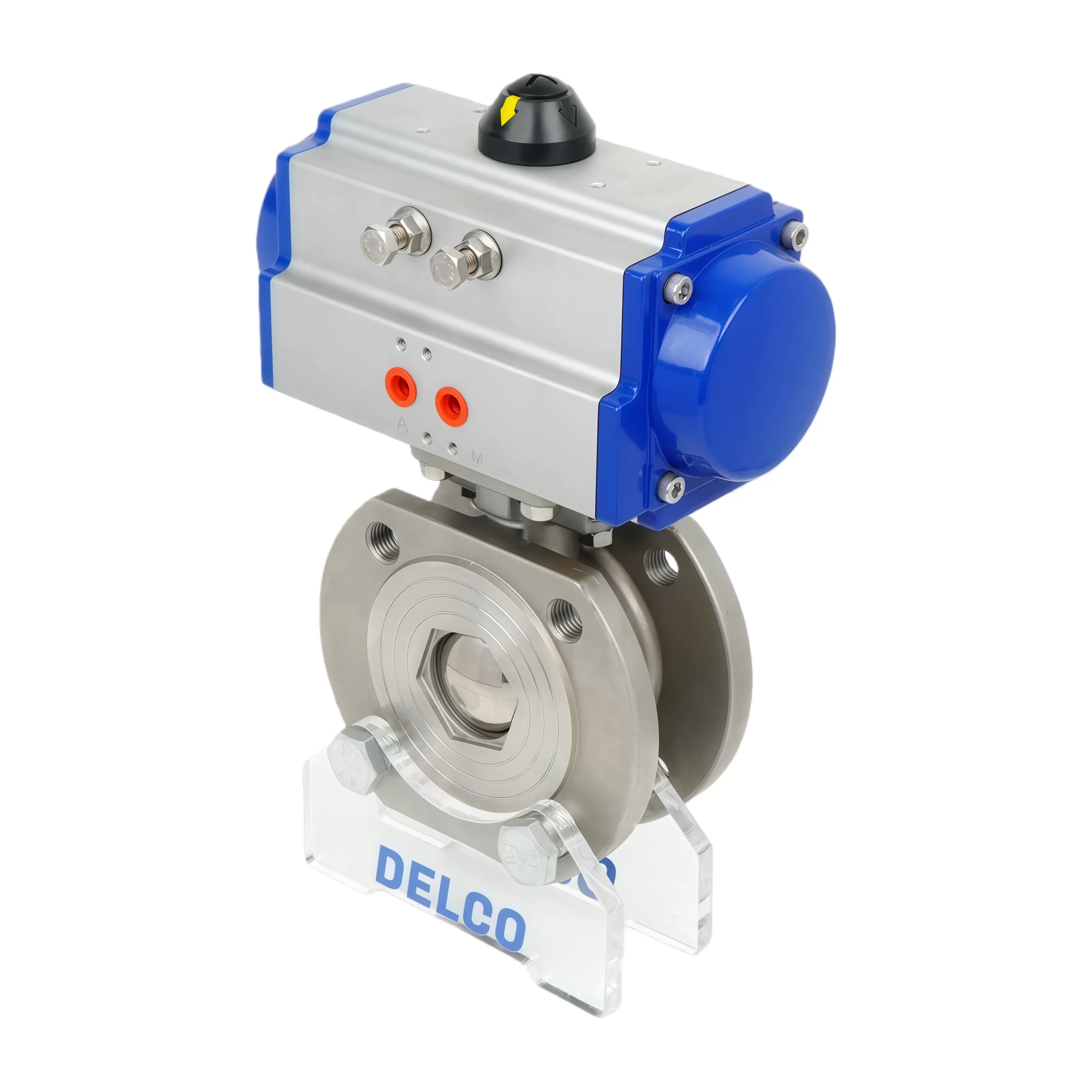 DN66-BV Pneumatic Thin-Type Wafer Ball Valve 3