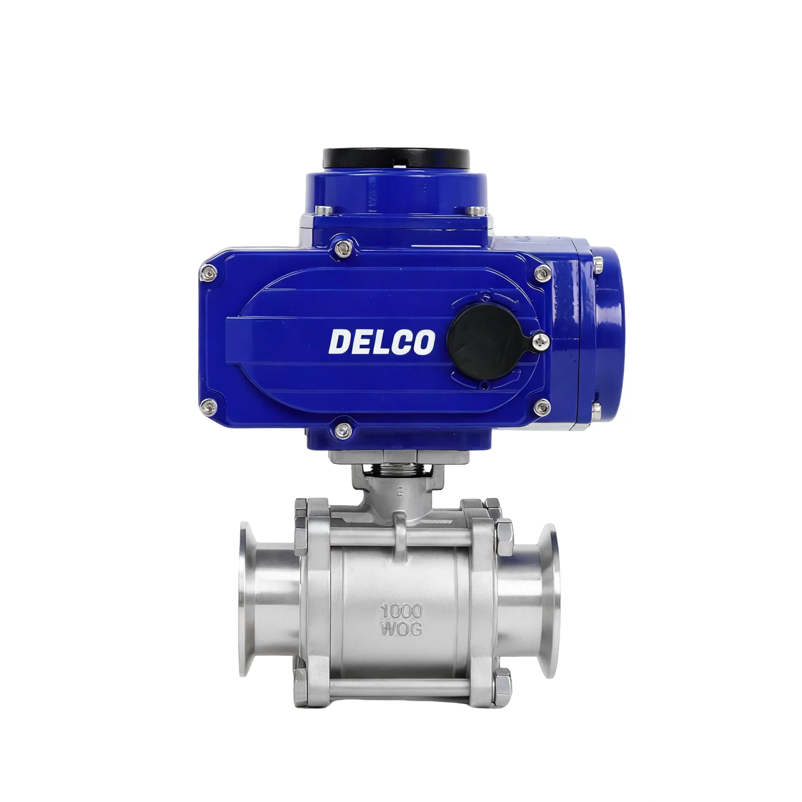 IP67-DK55-3PS-WK Electric Three-Piece Sanitary Clamp Ball Valve 2