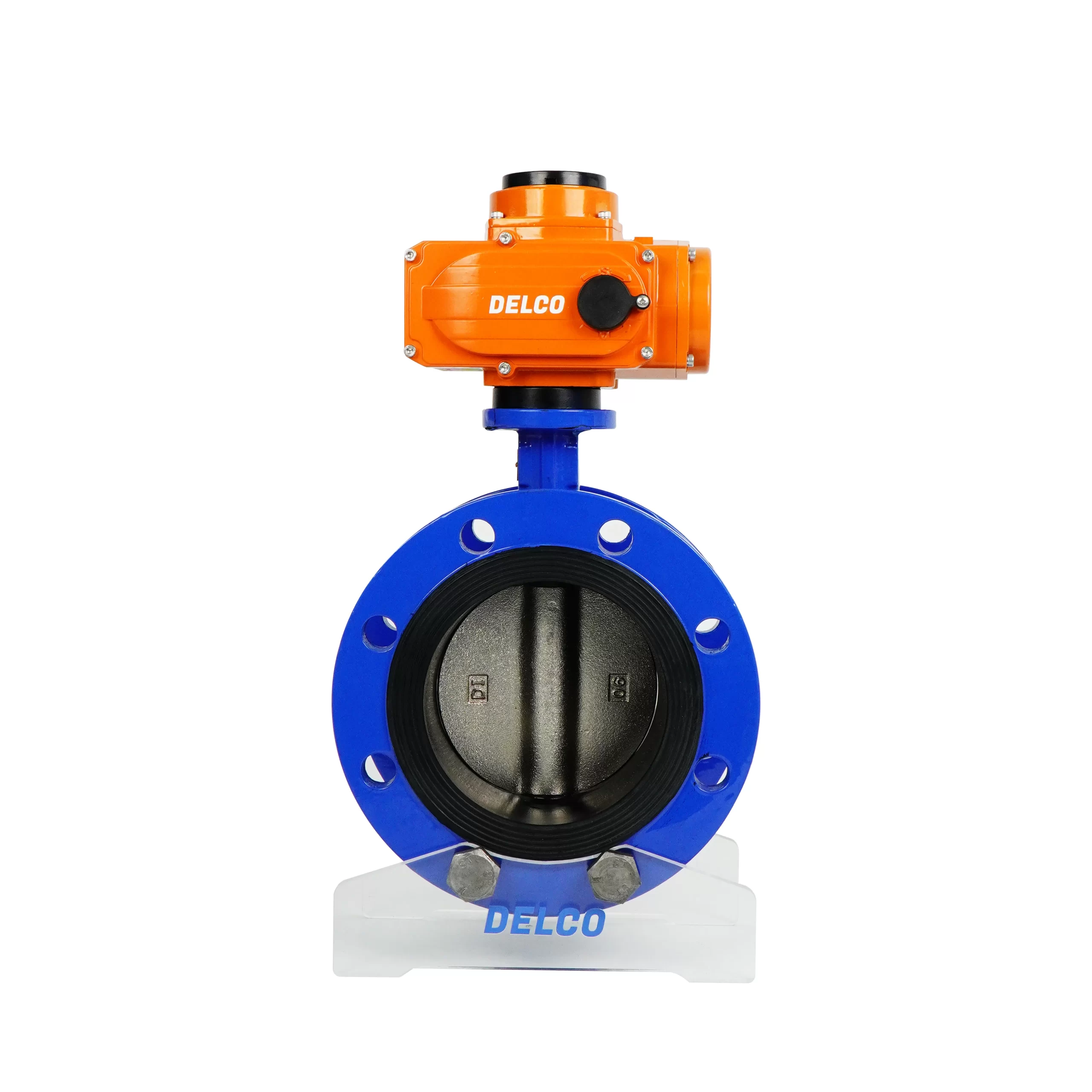 IP67-DK56-FB Electric Cast Iron Flanged Butterfly Valve 4