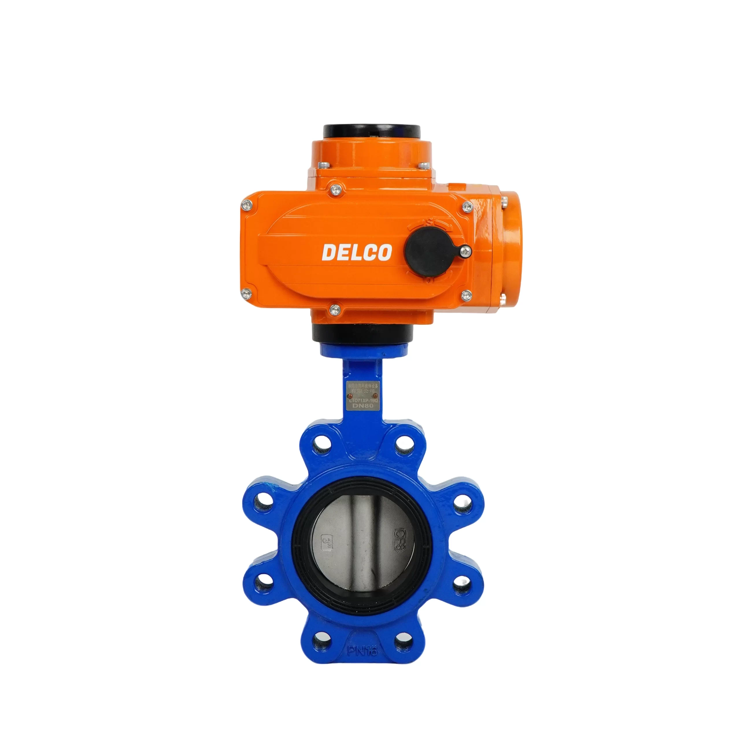 IP67-DK56-LB Electric Lug Cast Iron Butterfly Valve 1