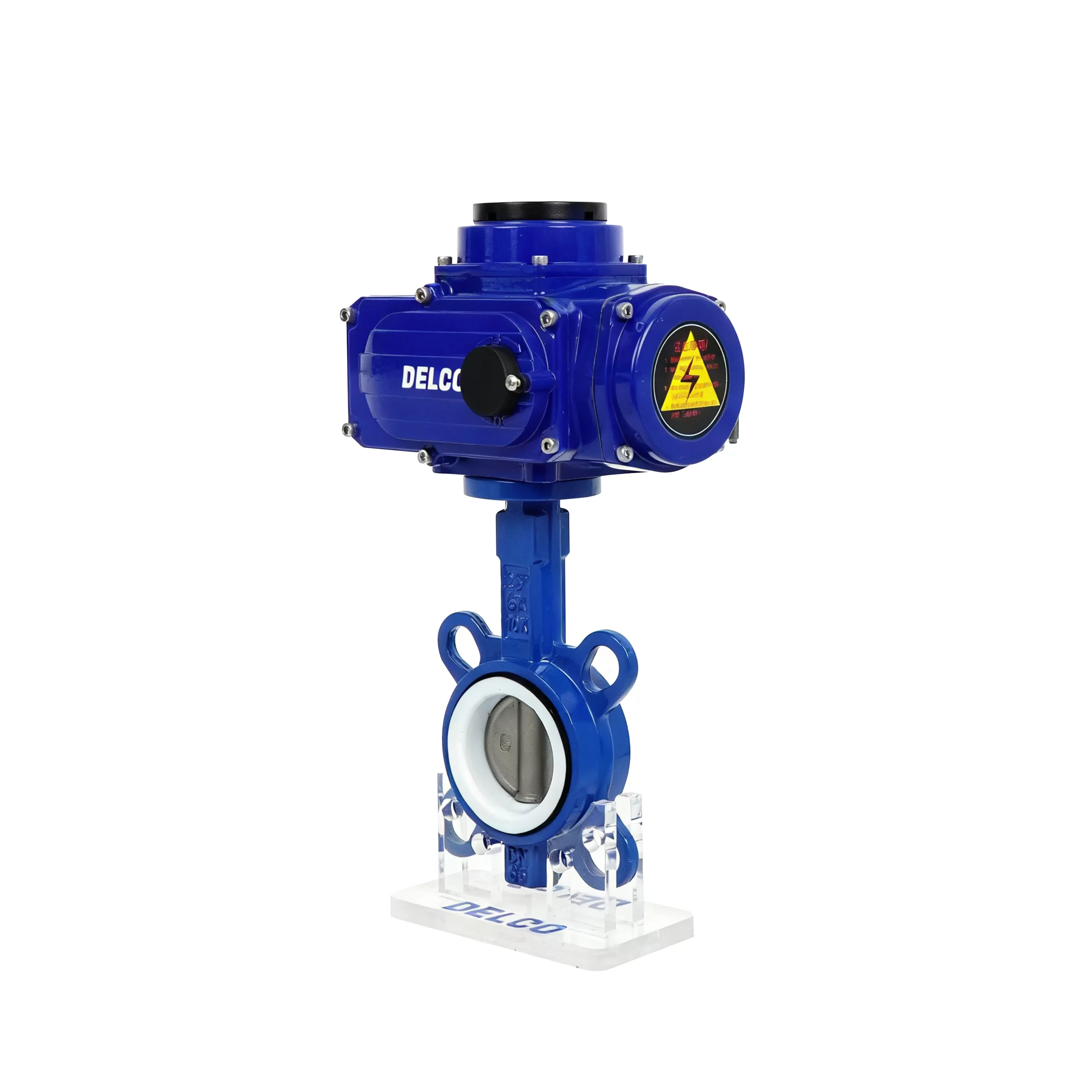 IP67-DK56-WB Electric Cast Iron Wafer Butterfly Valve 1