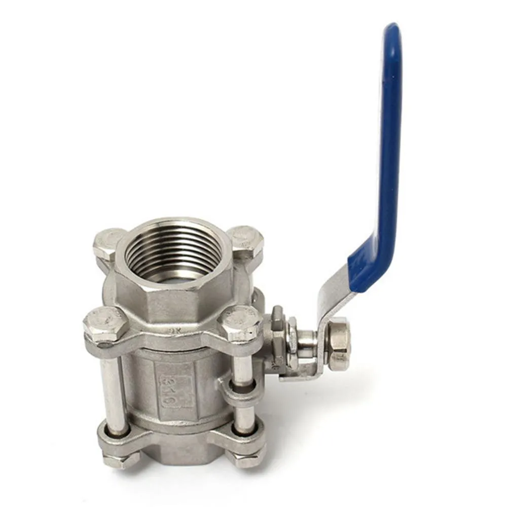 Manual 3-Piece Threaded Ball Valve 4