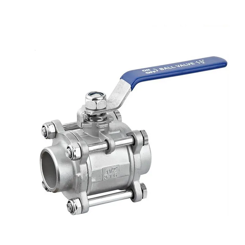 Manual 3-Piece Welded Ball Valve 3