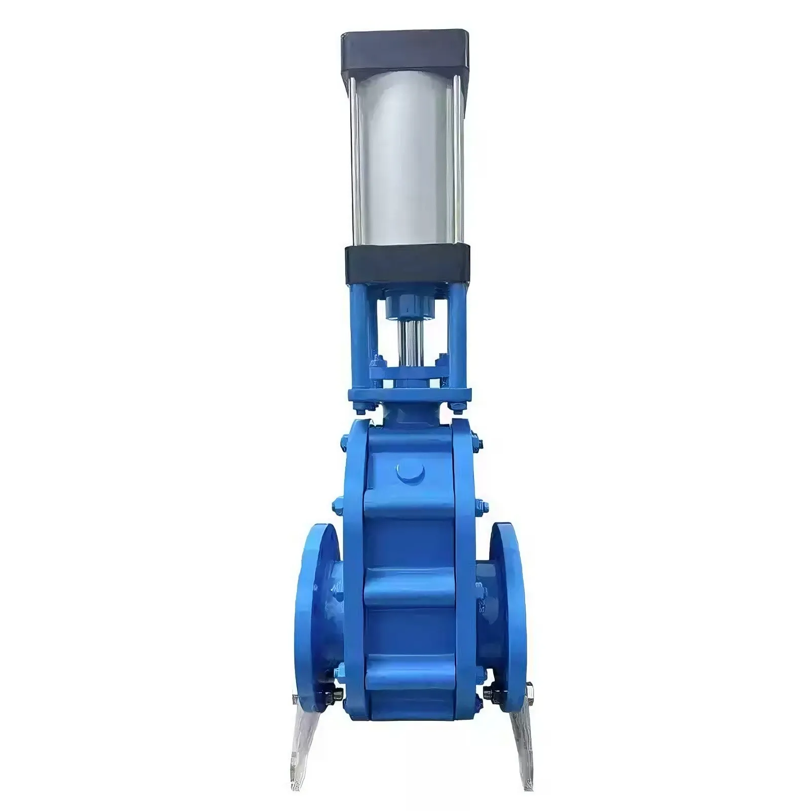 Z644TC Pneumatic Ceramic Double Disc Gate Valve 2