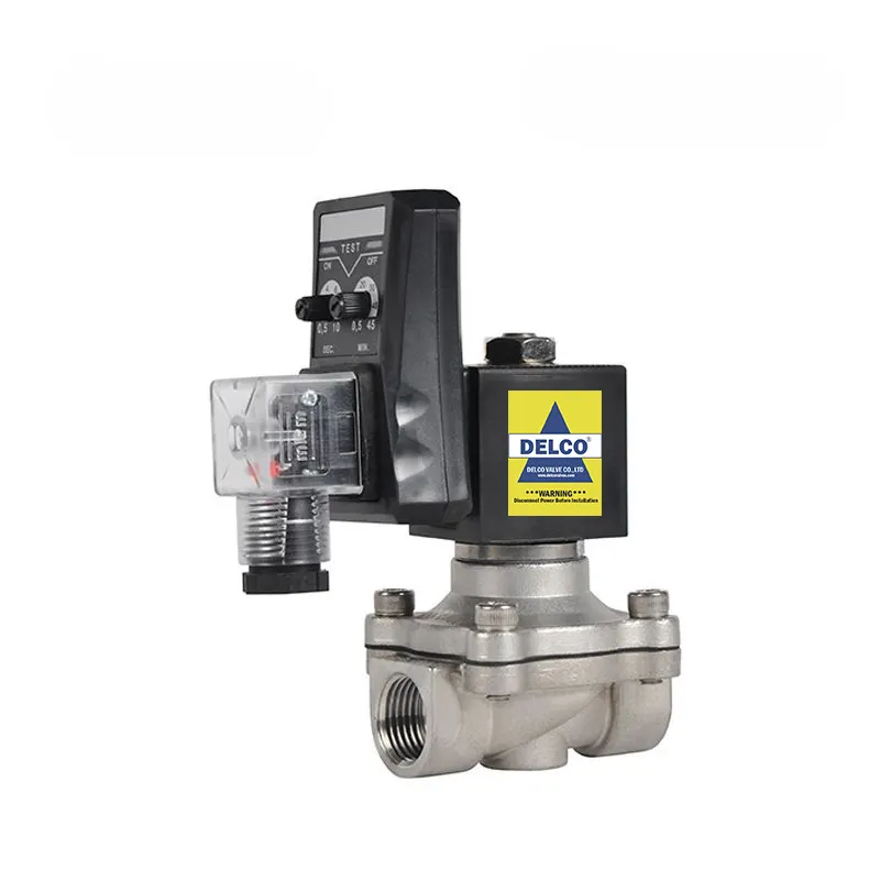 SS Auto Drain Solenoid Valve with Timer