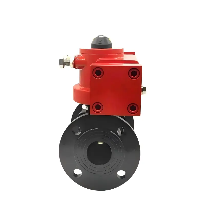 英文 H1 DELCO MYD-2PF Hydraulic Cast Carbon Steel Flanged Ball Valve for Water, Oil & Gas Service