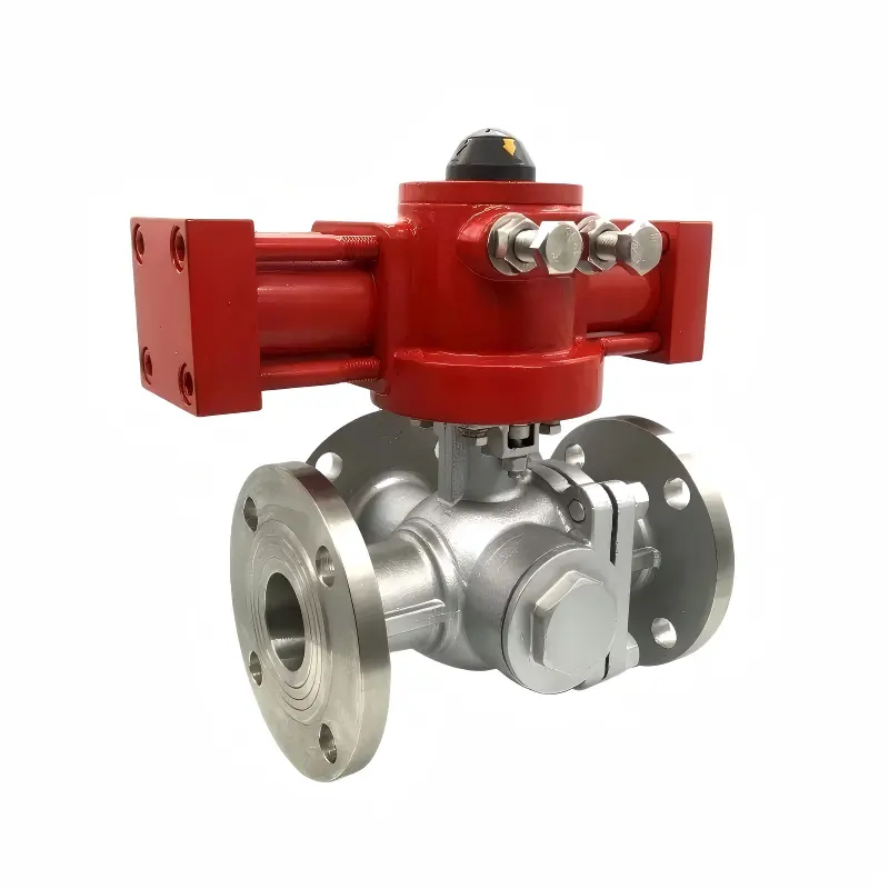 DELCO MYD-3TF 3-Way Ball Valve | Hydraulic Stainless 3